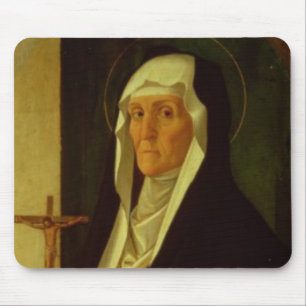 St. Clare, c.1485-90 (Tempera auf Platte) Mousepad