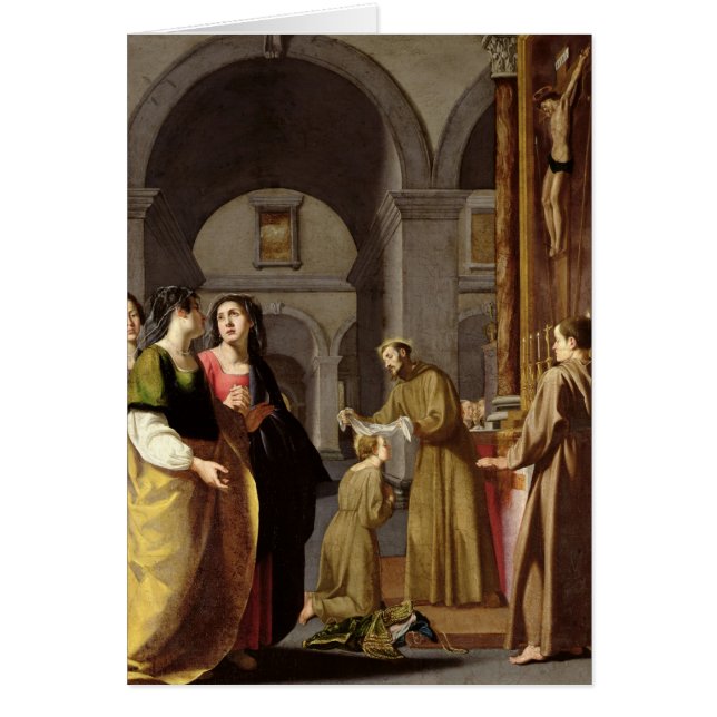 St. Clare, das den Schleier von St Francis (Vorne)