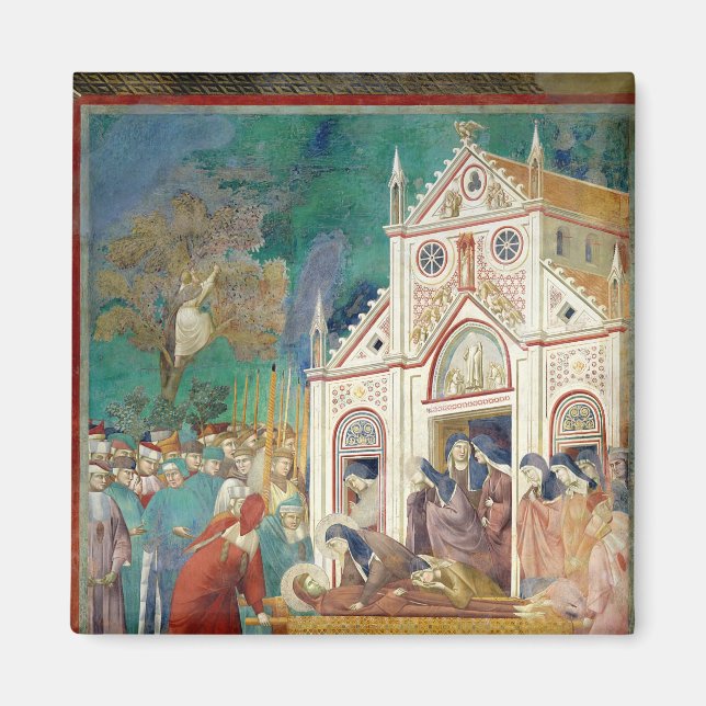 St. Clare Embraces the Body of St. Francis Magnet (Vorne)