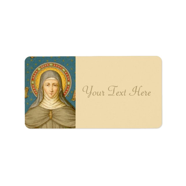 St. Clare of Assisi (SAU 027) Adressaufkleber (Vorne)