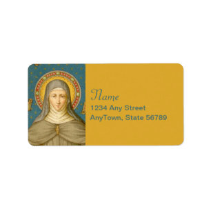 St. Clare of Assisi (SAU 027) Adressaufkleber