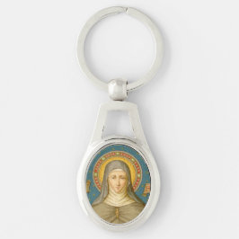 St. Clare of Assisi (SAU 027) (Alle Formen) Schlüsselanhänger
