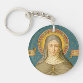 St. Clare of Assisi (SAU 027) (Alle Stile) Schlüsselanhänger