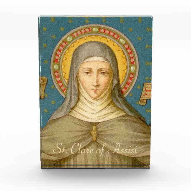 St. Clare of Assisi (SAU 027) Fotoblock (Vorderseite)