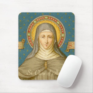 St. Clare of Assisi (SAU 027) Mousepad