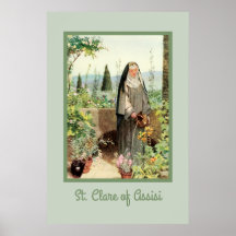 St. Clare of Assisi Watering Blume (M 065)