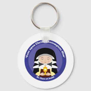 St. Clare von Assisi Schlüsselanhänger