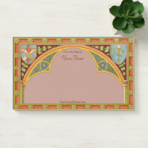 St. Clare's Trefoil Arch (SAU 27) 10"x6" Post-it Klebezettel
