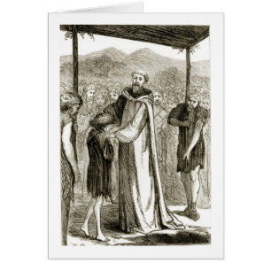 St. Columba segnet einen wilden Jungen aus 'The Tr
