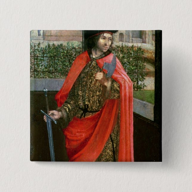 St. Crispin, 16. Jahrhundert Button (Vorderseite)