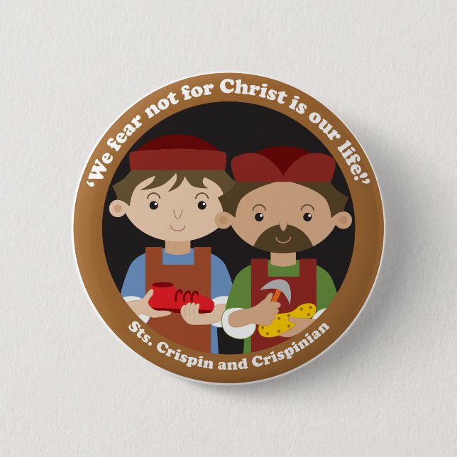 St. Crispin und Crispinian Button (Vorderseite)