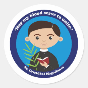 St. Cristóbal Magallanes Runder Aufkleber