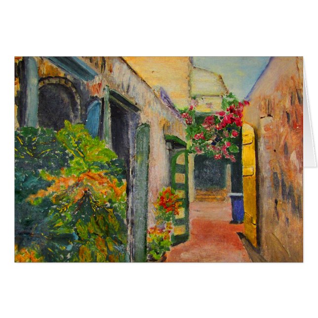 St. Croix Alley Blank Card (Vorderseite (Horizontal))