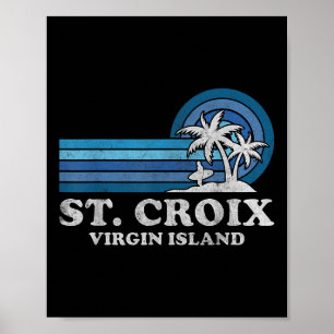 St. Croix Beach Junges Familien-Sommerferien auf d Poster