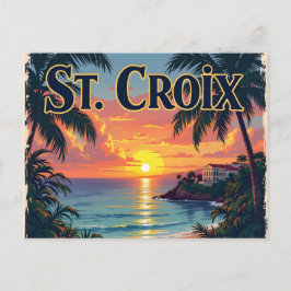 St Croix dreaming Postkarte