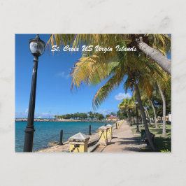 St. Croix US Jungfrau Islands Frederiksted Tropica Postkarte