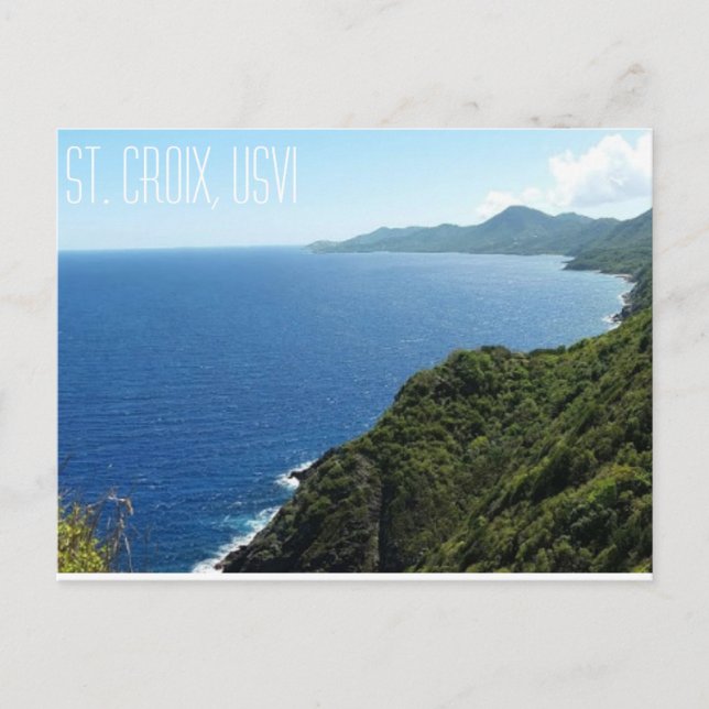 St. Croix, USVI Postkarte (Vorderseite)