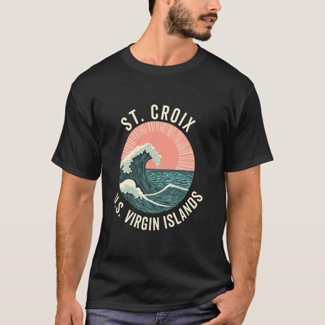 St. Croix usvi US Jungfrau Island T-Shirt (Vorderseite)