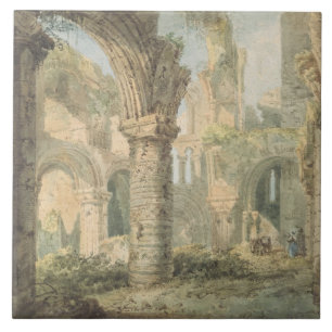 St Cuthbert heilige Insel, 1797 (w/c über Fliese