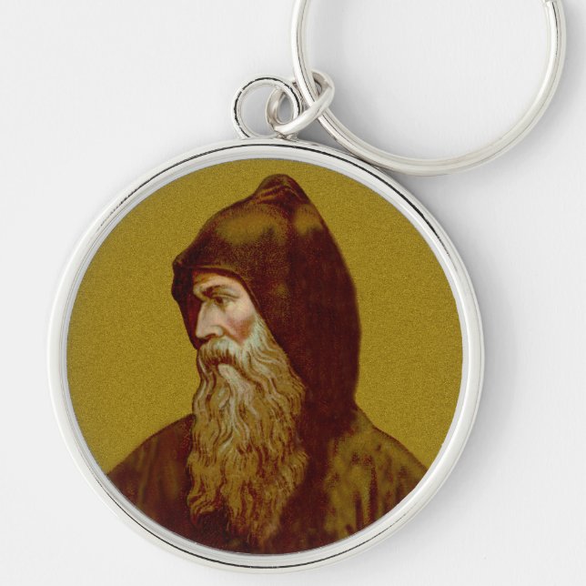St. Cyril the Monk (M 002) Schlüsselanhänger (Vorne)