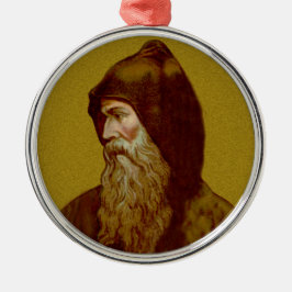 St. Cyril the Monk (M 002) Silbernes Ornament
