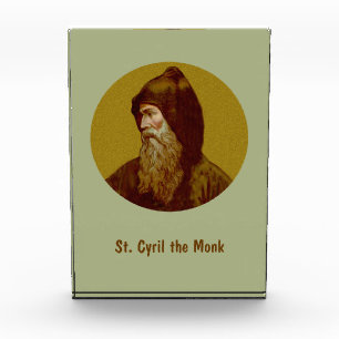 St. Cyril the Monk (M 002) Vertikal Fotoblock