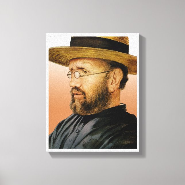 St. Damien von Molokai Leinwanddruck (Vorderseite)