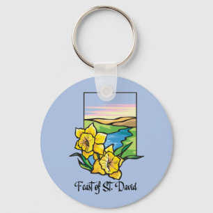St. David-Daffodillfest Schlüsselanhänger