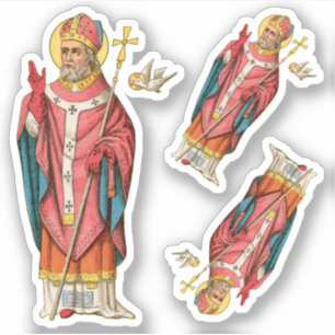 St. David of Wales (P 001) 3-Up - Contour Aufkleber