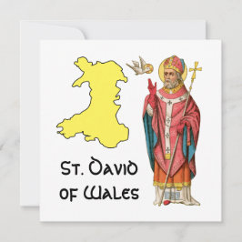 St. David of Wales (P 001) mit Kontur Karte