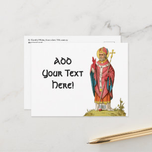 St. David of Wales (P 001) Postkarte