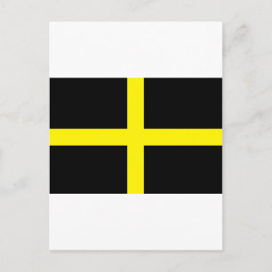 St. David's Day Flag Postkarte