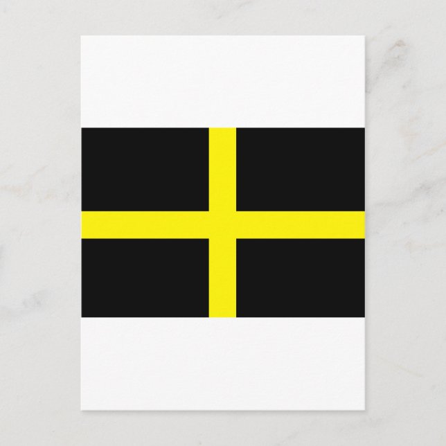 St. David's Day Flag Postkarte (Vorderseite)