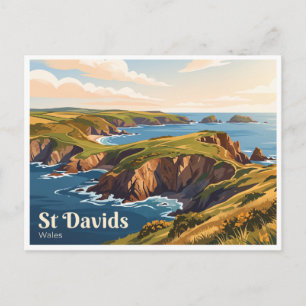 St Davids-Halbinsel Vereinigtes Königreich Postkarte