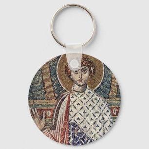 St. Demetrius durch Meister Der Demetrius-Kirche Schlüsselanhänger