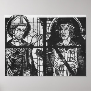 St. Denis gibt dem Ritter Clement das Erbe Poster