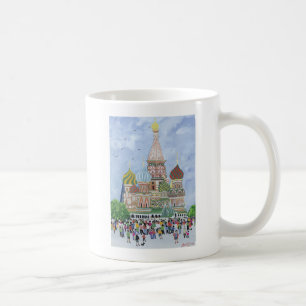 St. Die Kathedralen-Roter Platz 1995 des Kaffeetasse