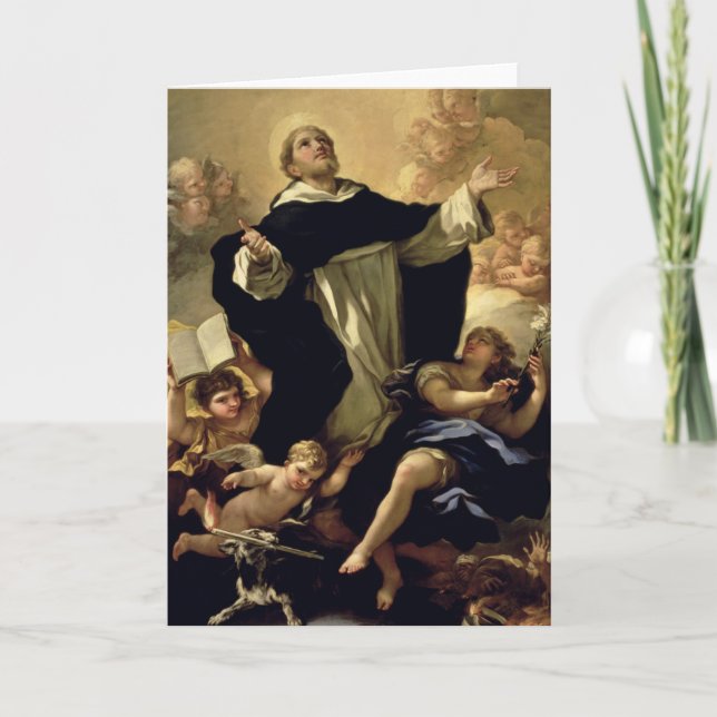 St Dominic, 1170-1221 Karte (Vorderseite)
