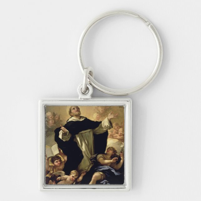 St Dominic, 1170-1221 Schlüsselanhänger (Vorne)