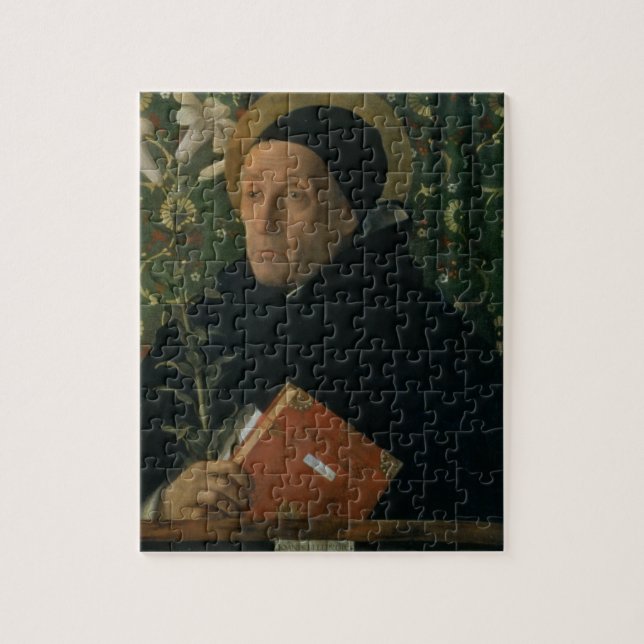 St Dominic, 1515 (Öl auf Leinwand) (Vertikal)