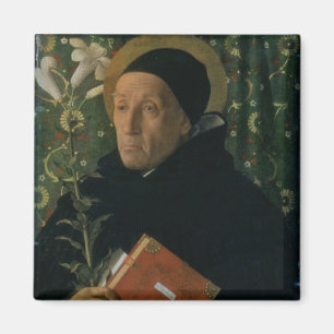 St Dominic, 1515 (Öl auf Leinwand) Magnet