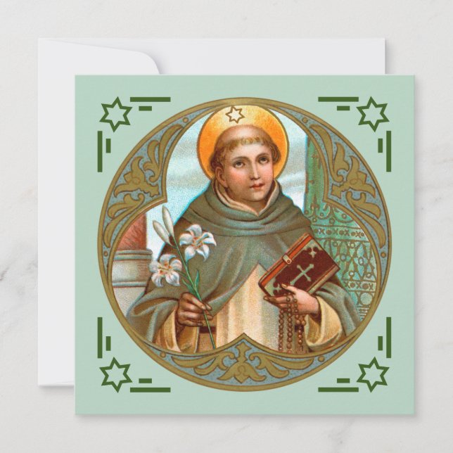 St. Dominic (BK 07) Carte de voeux Carré plat (Devant)