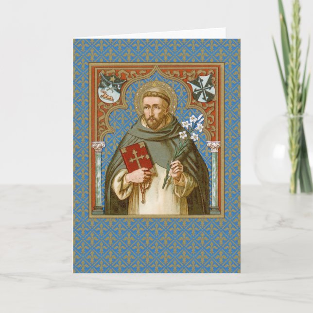 St. Dominic de Guzman (BK 011) Blank Greeting Karte (Vorderseite)