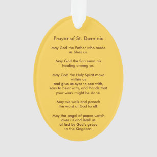 St. Dominic de Guzman (PM 02) Acryl Ornament