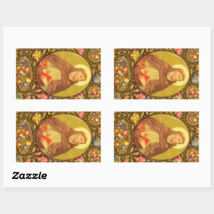 St. Dominic de Guzman (PM 02) Rechteckiger Aufkleber