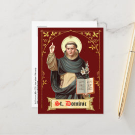 St. Dominic Preaching (BEN 002) Postkarte
