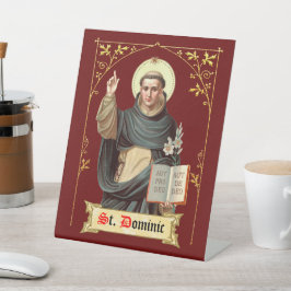 St. Dominic Preaching (BEN 002) Sockelschild