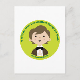 St. Dominic Savio Postkarte