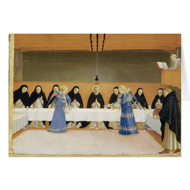 St Dominic und seine Begleiter gefüttert durch (Vorderseite (Horizontal))
