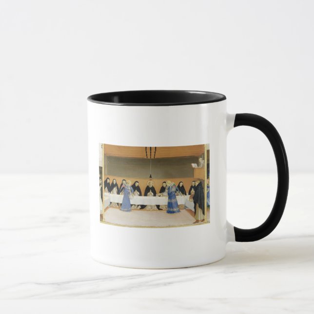 St Dominic und seine Begleiter gefüttert durch Tasse (Rechts)